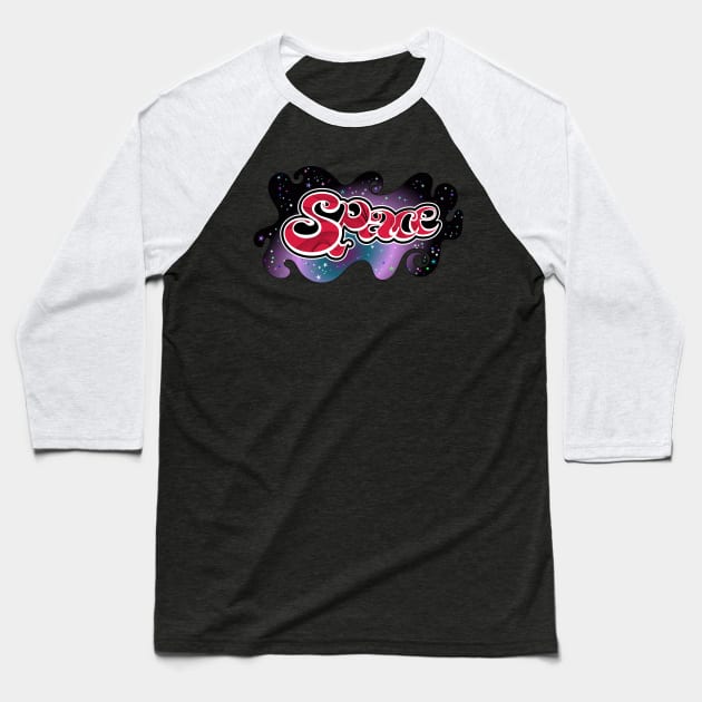 Space art Baseball T-Shirt by Ari